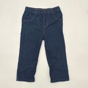 Toddler Girl Carhartt Polka Dot Pull On Pants Size 24 Months